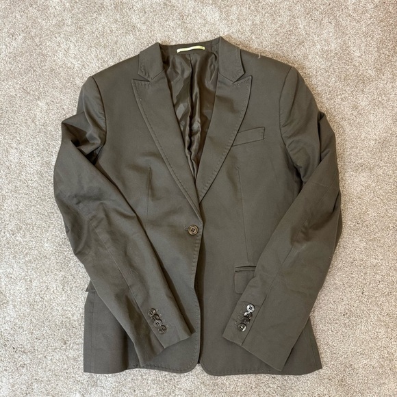 J.Lindeberg Men’s Slim-Fit Sport Coat Blazer Gray Sz XS/S Office Casual - Picture 6 of 9